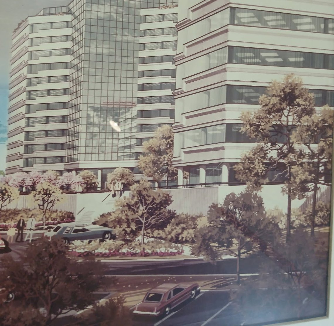 Drawing of the office building at 4061 Powder Mill Road